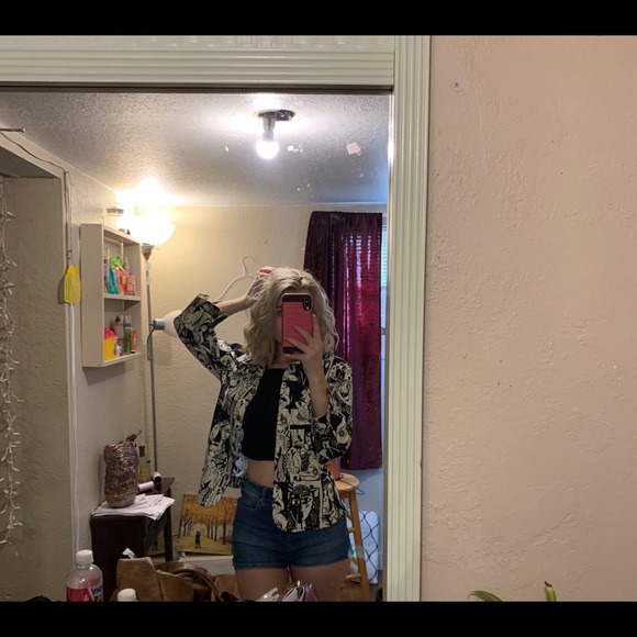 Vintage Picasso art button up jacket RARE - Picture 2 of 11